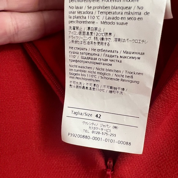 Red Valentino dress 42 with bow - Picture 4 of 4